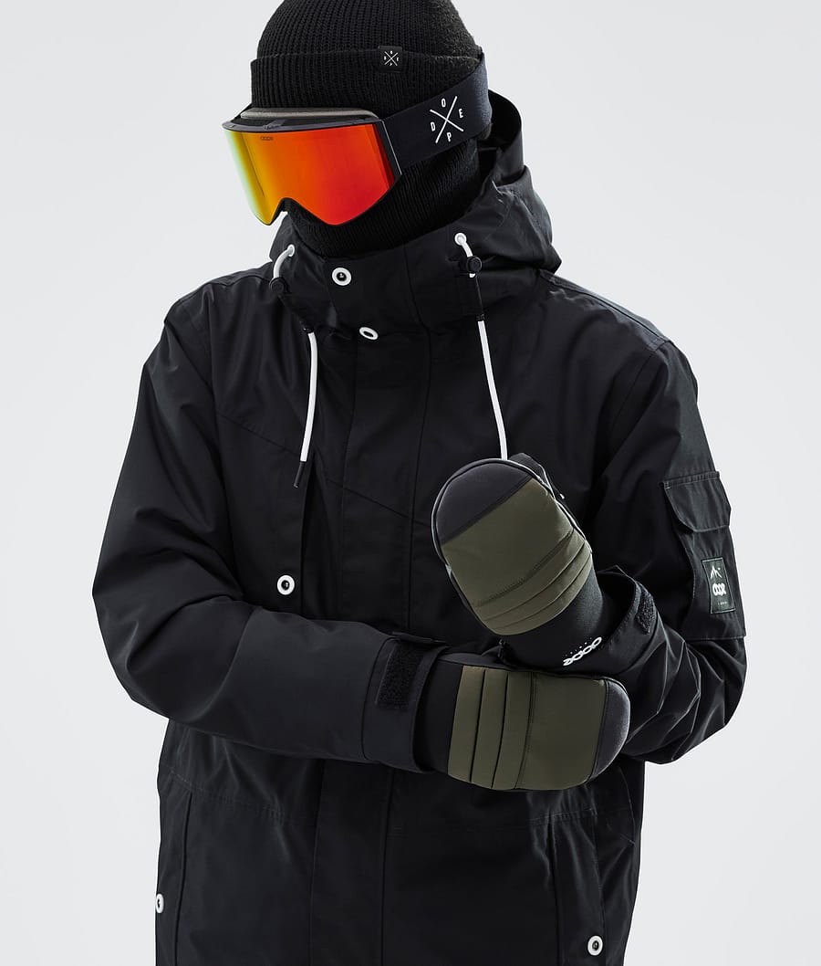 Dope Ace Fäustlinge Herren Olivgrün Grün | 236-JVNWPC