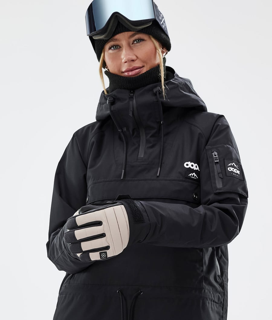 Dope Ace Skihandschuhe Damen Braun | 597-GWCMTH