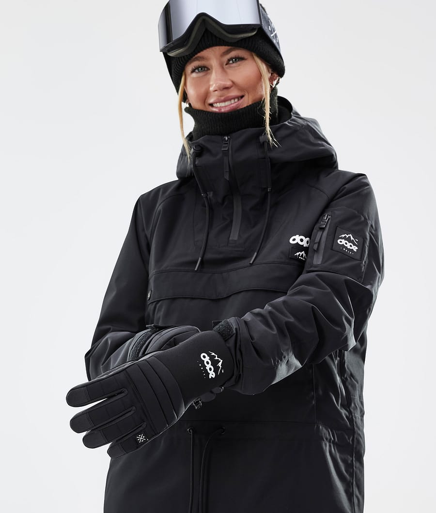 Dope Ace Skihandschuhe Damen Schwarz | 568-OITDEU