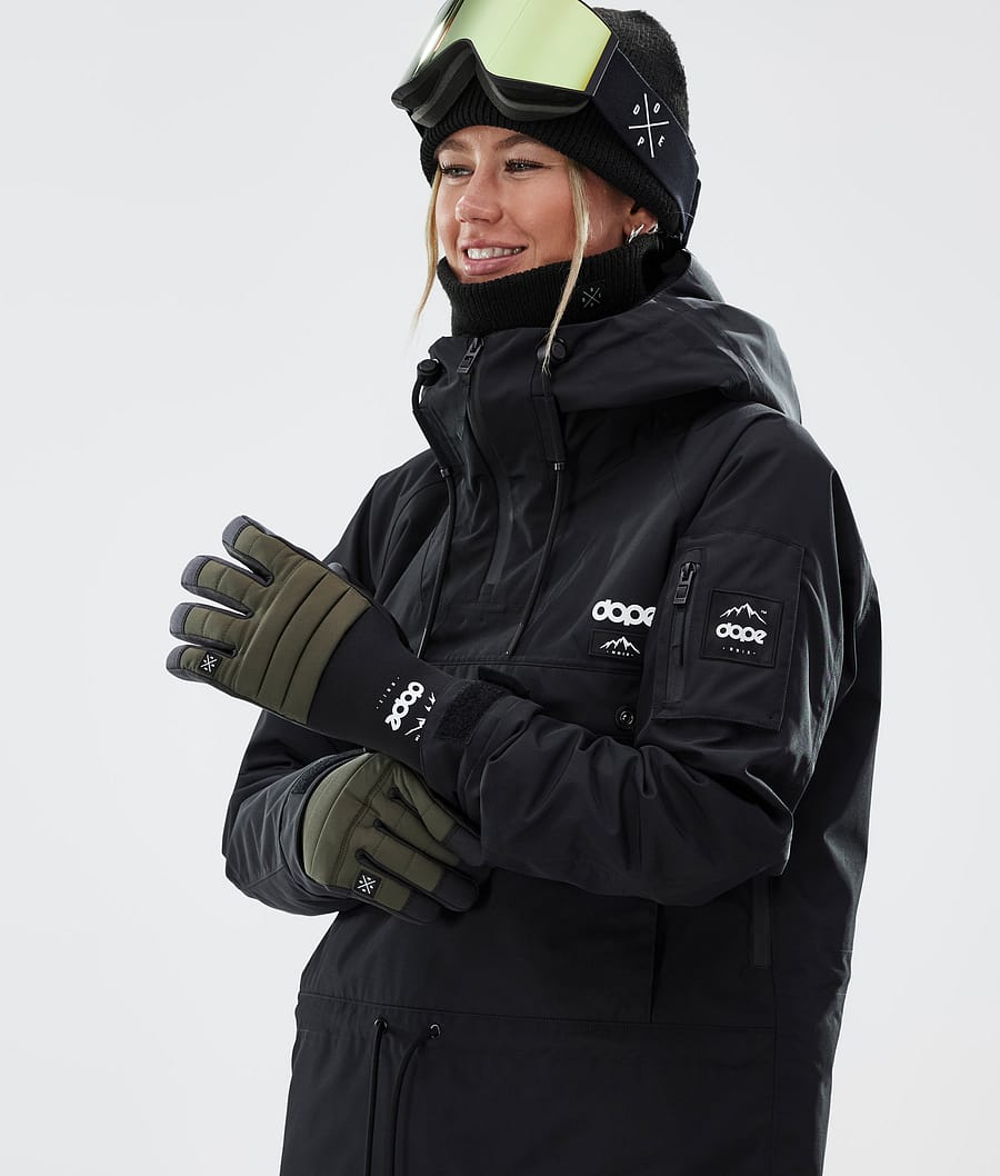 Dope Ace Skihandschuhe Herren Olivgrün Grün | 214-DTPEVR