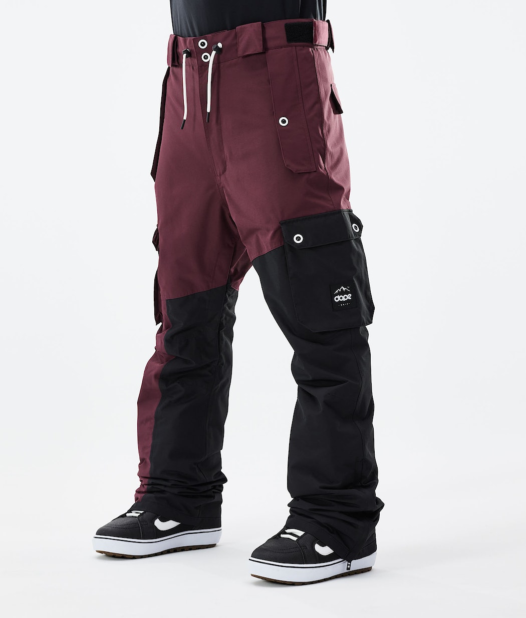 Dope Adept 2021 Snowboardhosen Herren Bordeaux Schwarz | 326-MKOZID