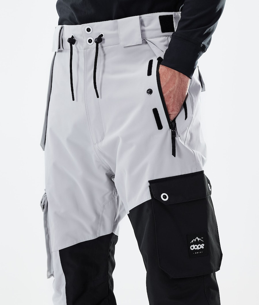 Dope Adept 2021 Snowboardhosen Herren Hellgrau Schwarz | 761-RMVZJH