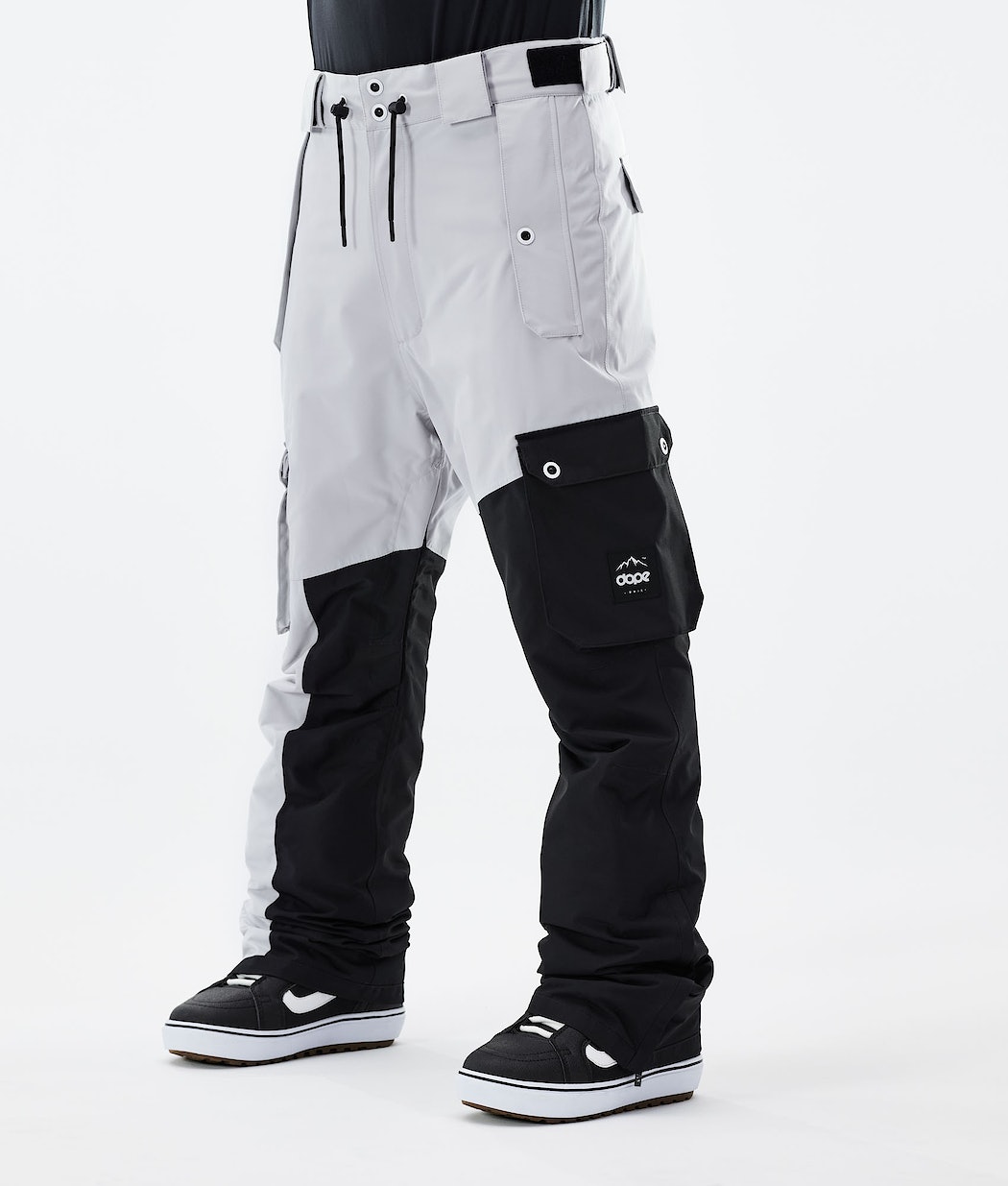 Dope Adept 2021 Snowboardhosen Herren Hellgrau Schwarz | 761-RMVZJH