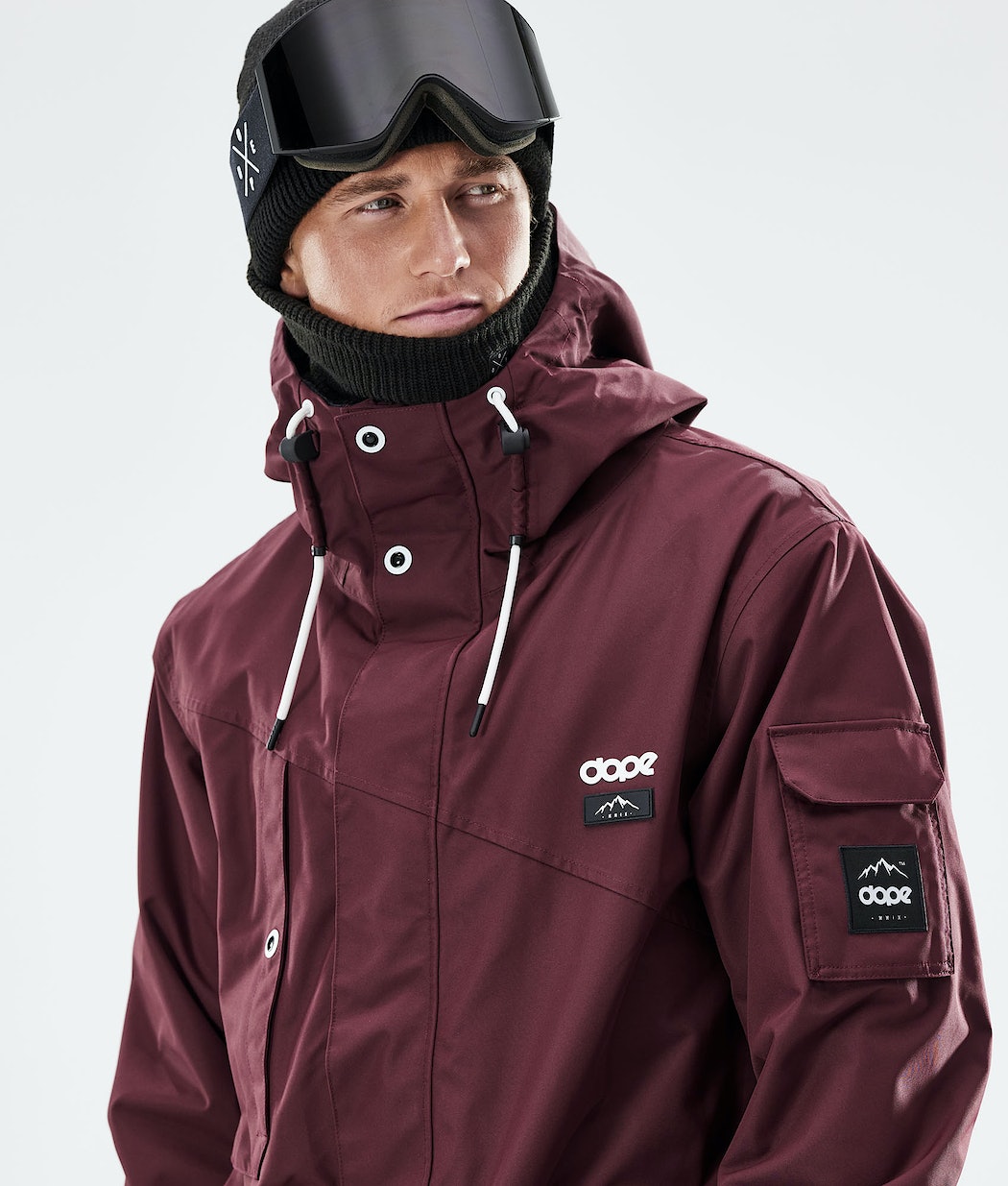 Dope Adept 2021 Snowboardjacke Herren Bordeaux | 857-ADLZPQ