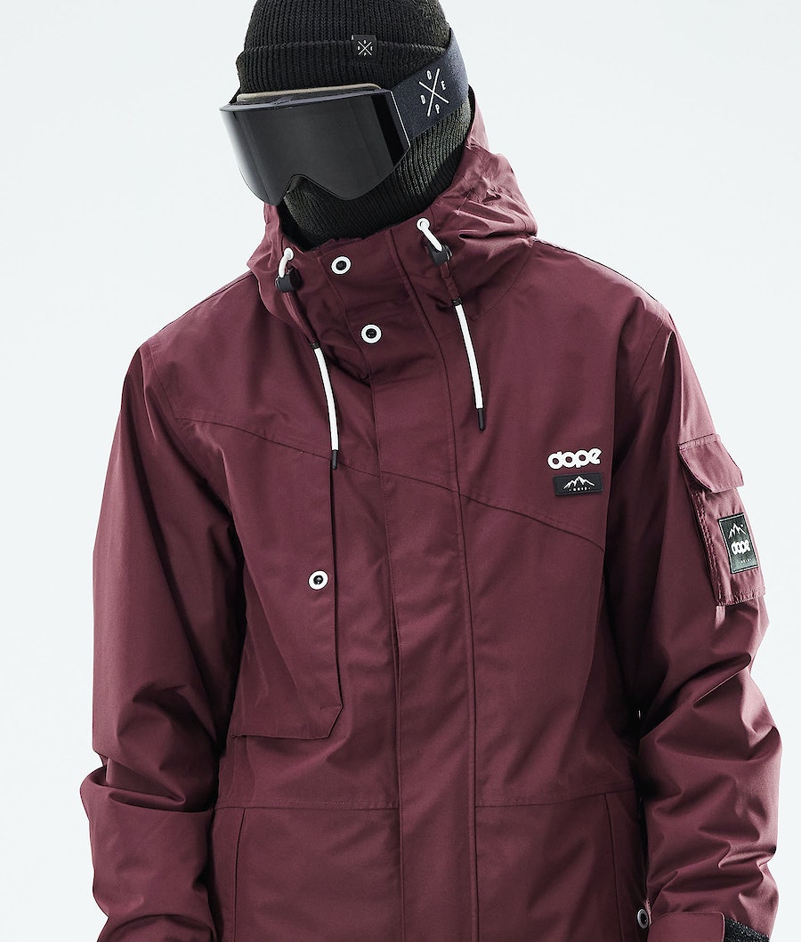 Dope Adept 2021 Snowboardjacke Herren Bordeaux | 857-ADLZPQ