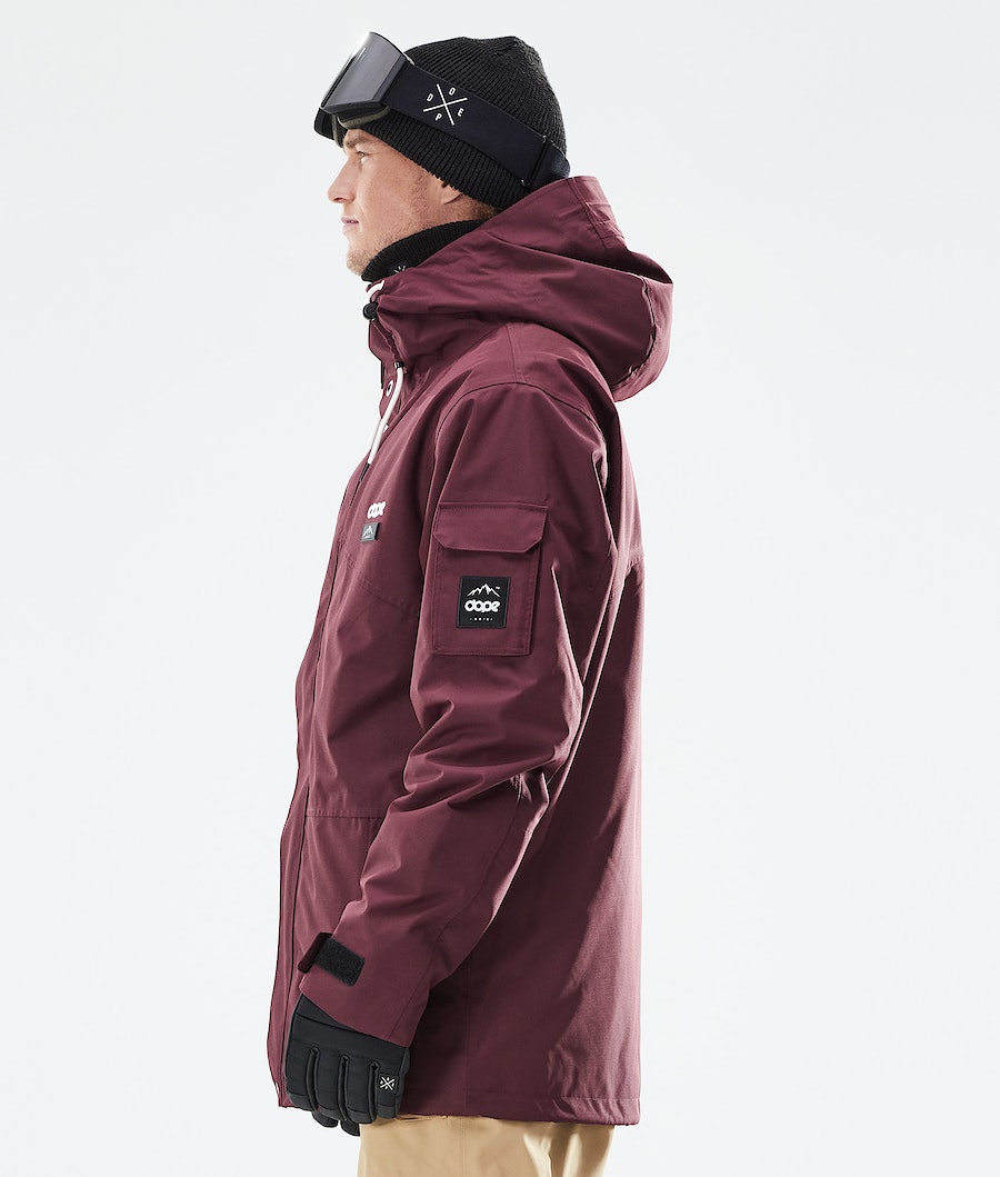 Dope Adept 2021 Snowboardjacke Herren Bordeaux | 857-ADLZPQ