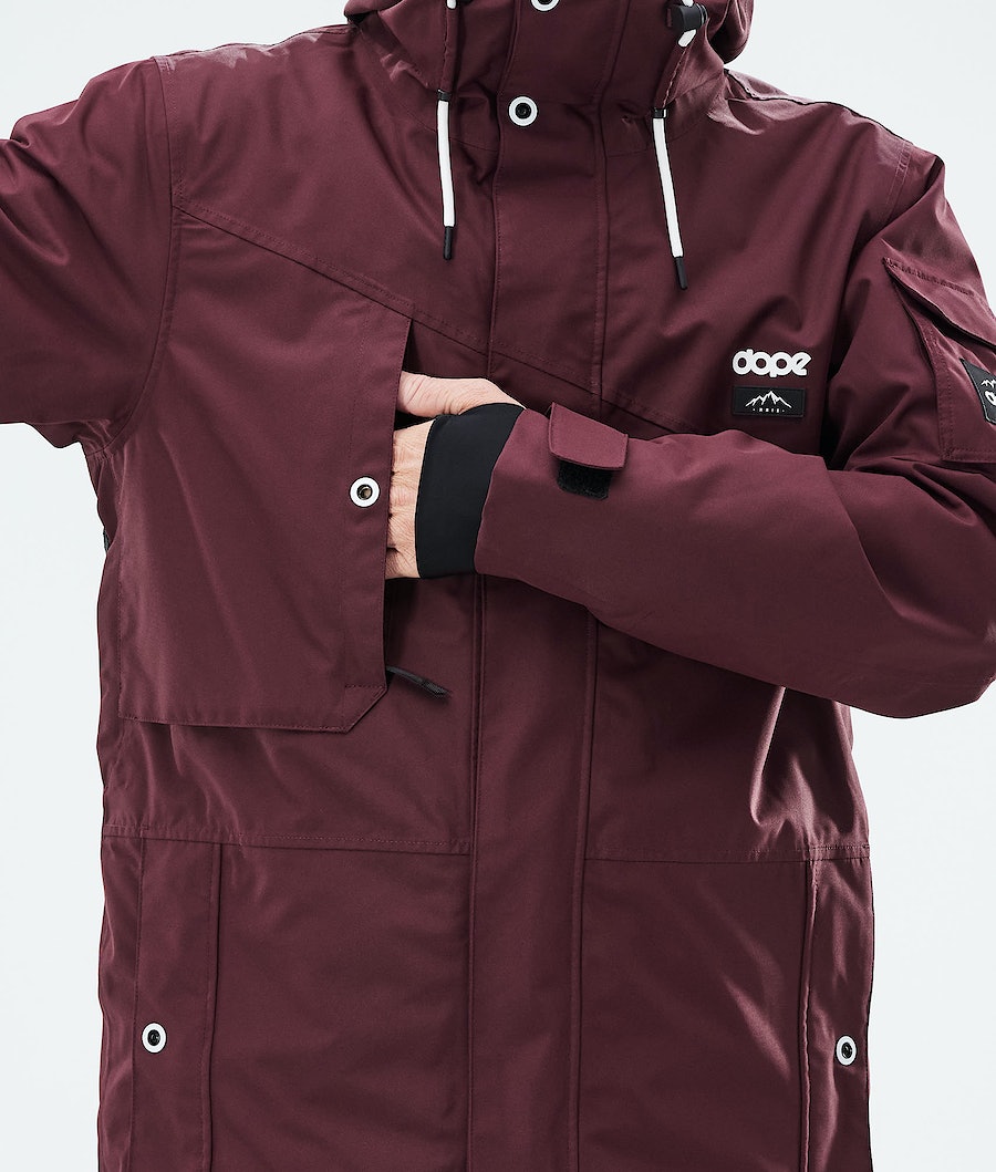 Dope Adept 2021 Snowboardjacke Herren Bordeaux | 857-ADLZPQ