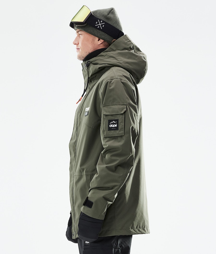 Dope Adept 2021 Snowboardjacke Herren Olivgrün Grün | 207-RWKUJO