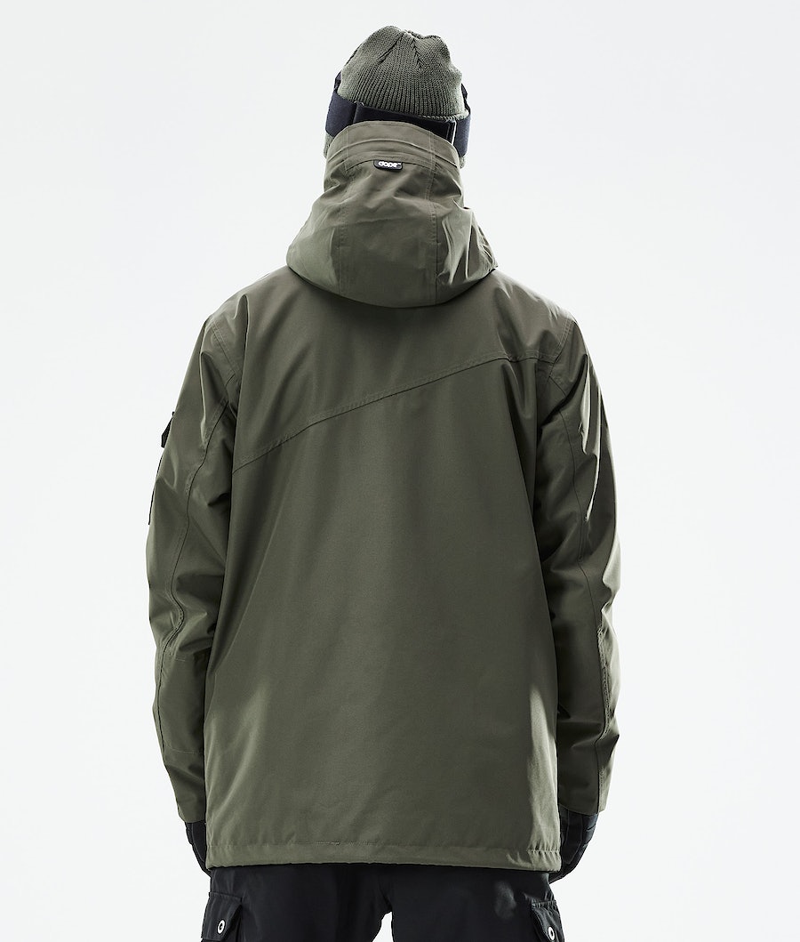 Dope Adept 2021 Snowboardjacke Herren Olivgrün Grün | 207-RWKUJO
