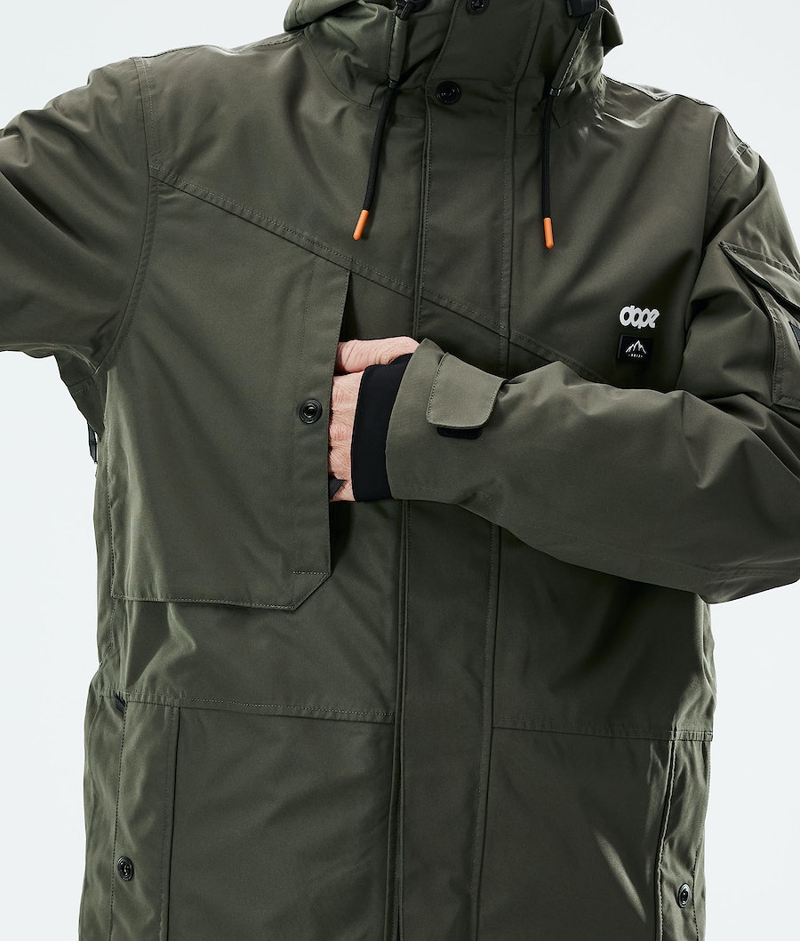 Dope Adept 2021 Snowboardjacke Herren Olivgrün Grün | 207-RWKUJO