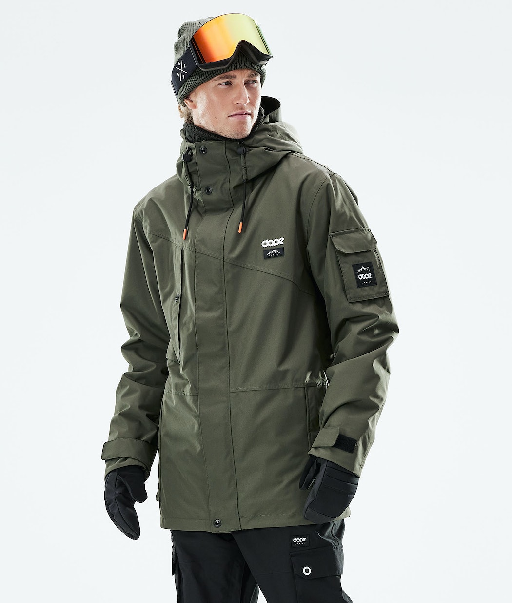 Dope Adept 2021 Snowboardjacke Herren Olivgrün Grün | 207-RWKUJO