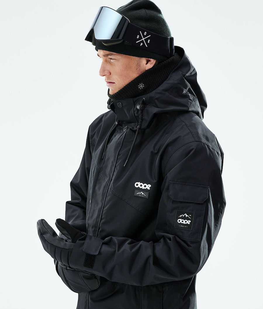 Dope Adept 2021 Snowboardjacke Herren Schwarz | 354-BXEKAS