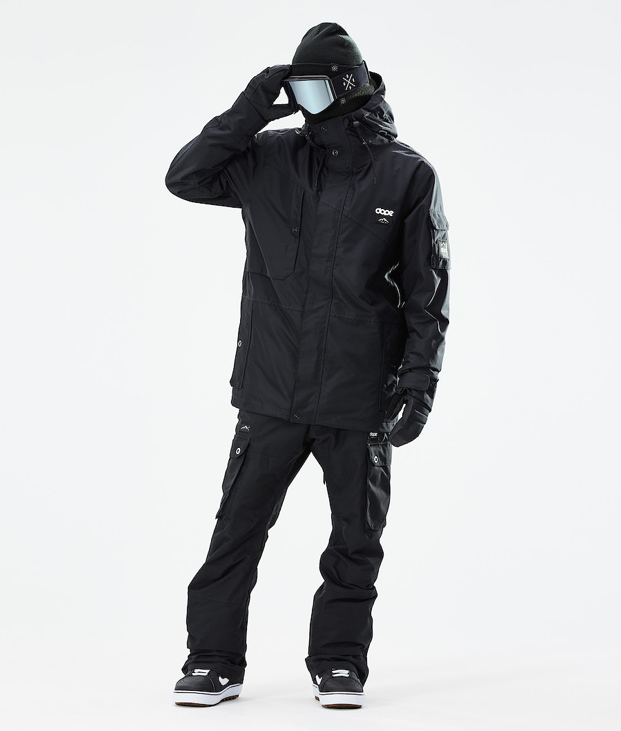 Dope Adept 2021 Snowboardjacke Herren Schwarz | 354-BXEKAS