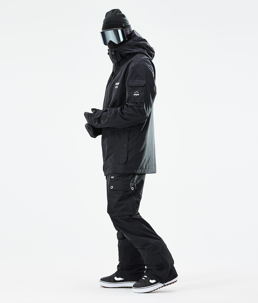Dope Adept 2021 Snowboardjacke Herren Schwarz | 354-BXEKAS
