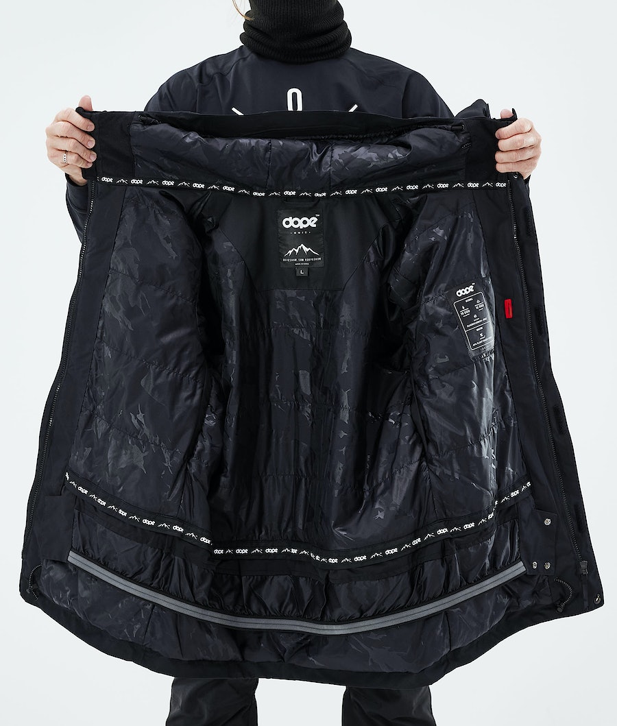 Dope Adept 2021 Snowboardjacke Herren Schwarz | 354-BXEKAS