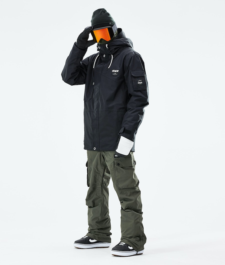 Dope Adept 2021 Snowboardjacke Herren Schwarz | 574-BSZYXW