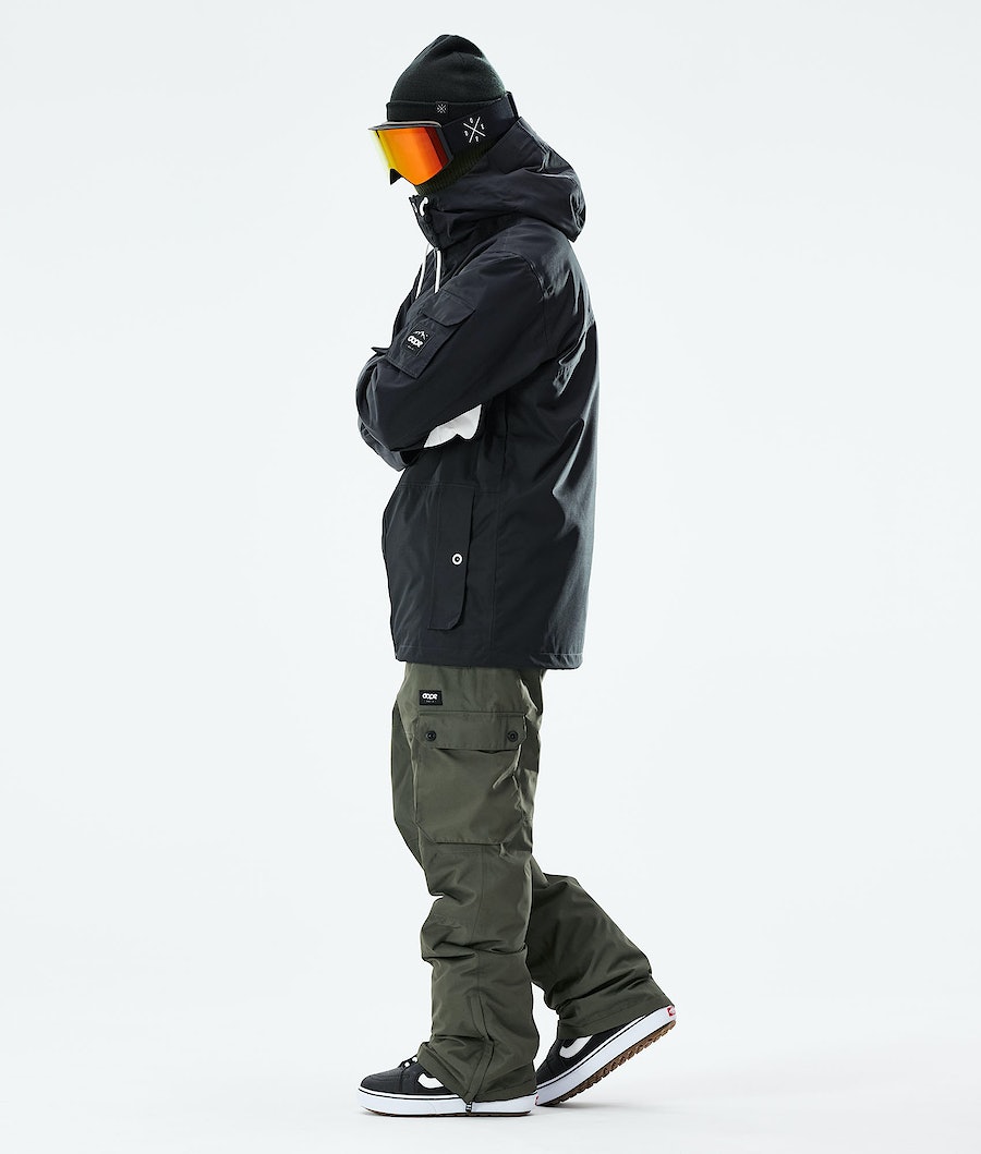 Dope Adept 2021 Snowboardjacke Herren Schwarz | 574-BSZYXW