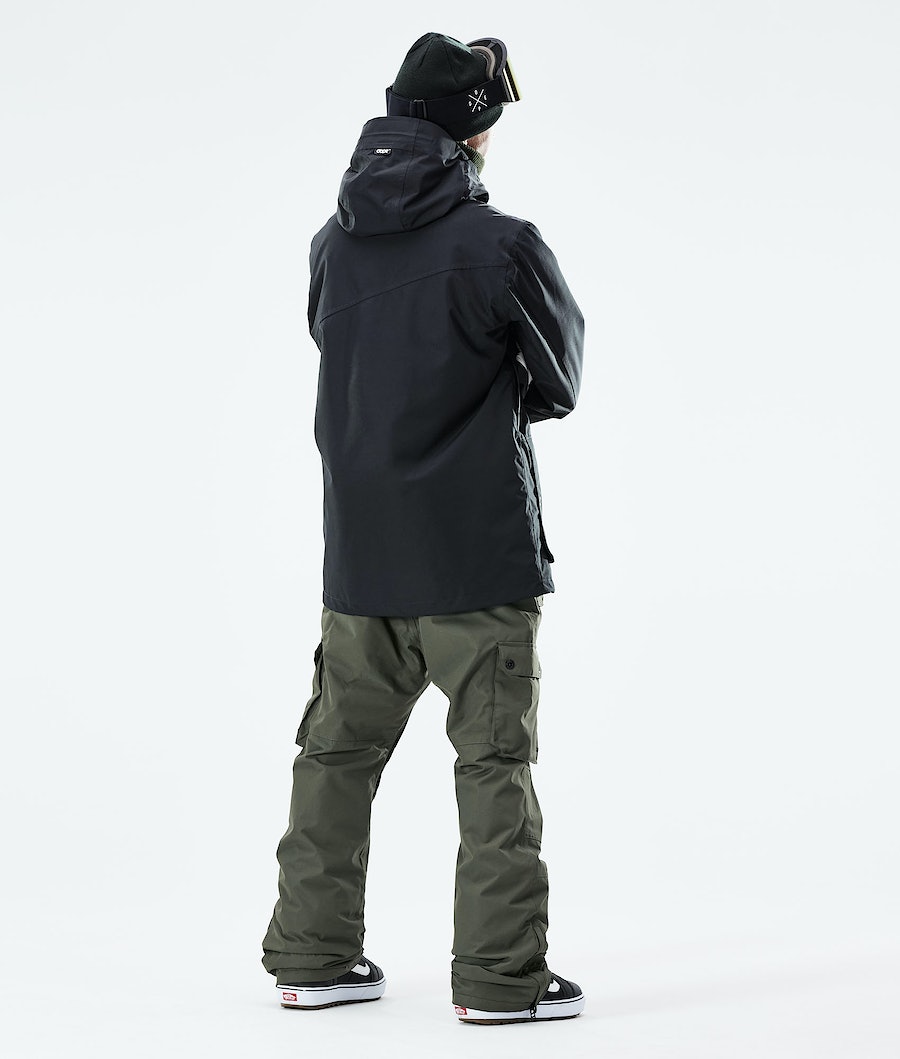 Dope Adept 2021 Snowboardjacke Herren Schwarz | 574-BSZYXW