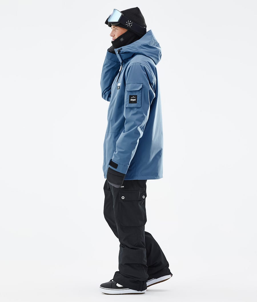 Dope Adept Snowboardjacke Herren Blau Grau | 683-ZLUJEM