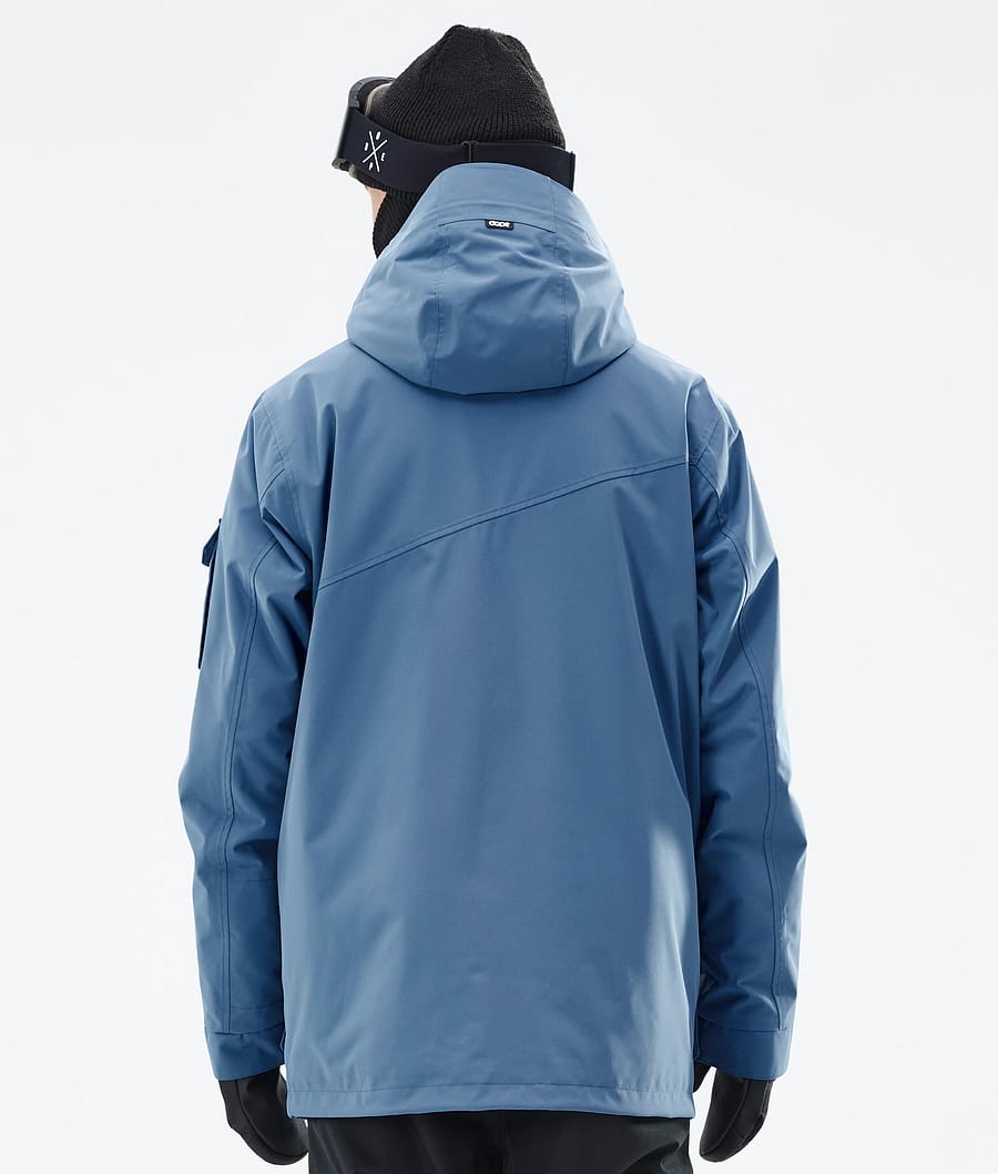 Dope Adept Snowboardjacke Herren Blau Grau | 683-ZLUJEM