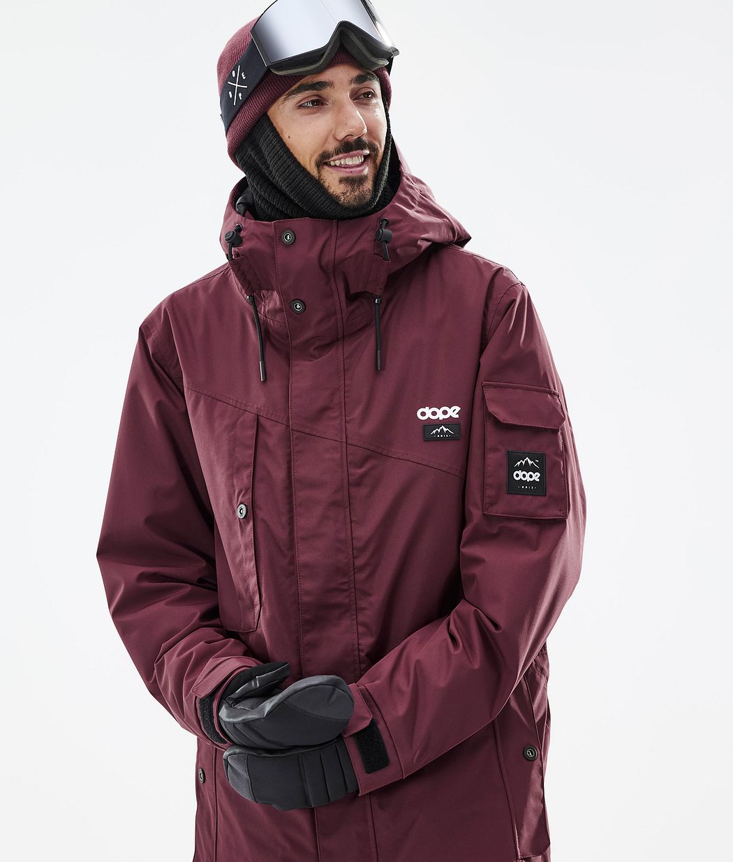 Dope Adept Snowboardjacke Herren Bordeaux | 672-EJRXMO