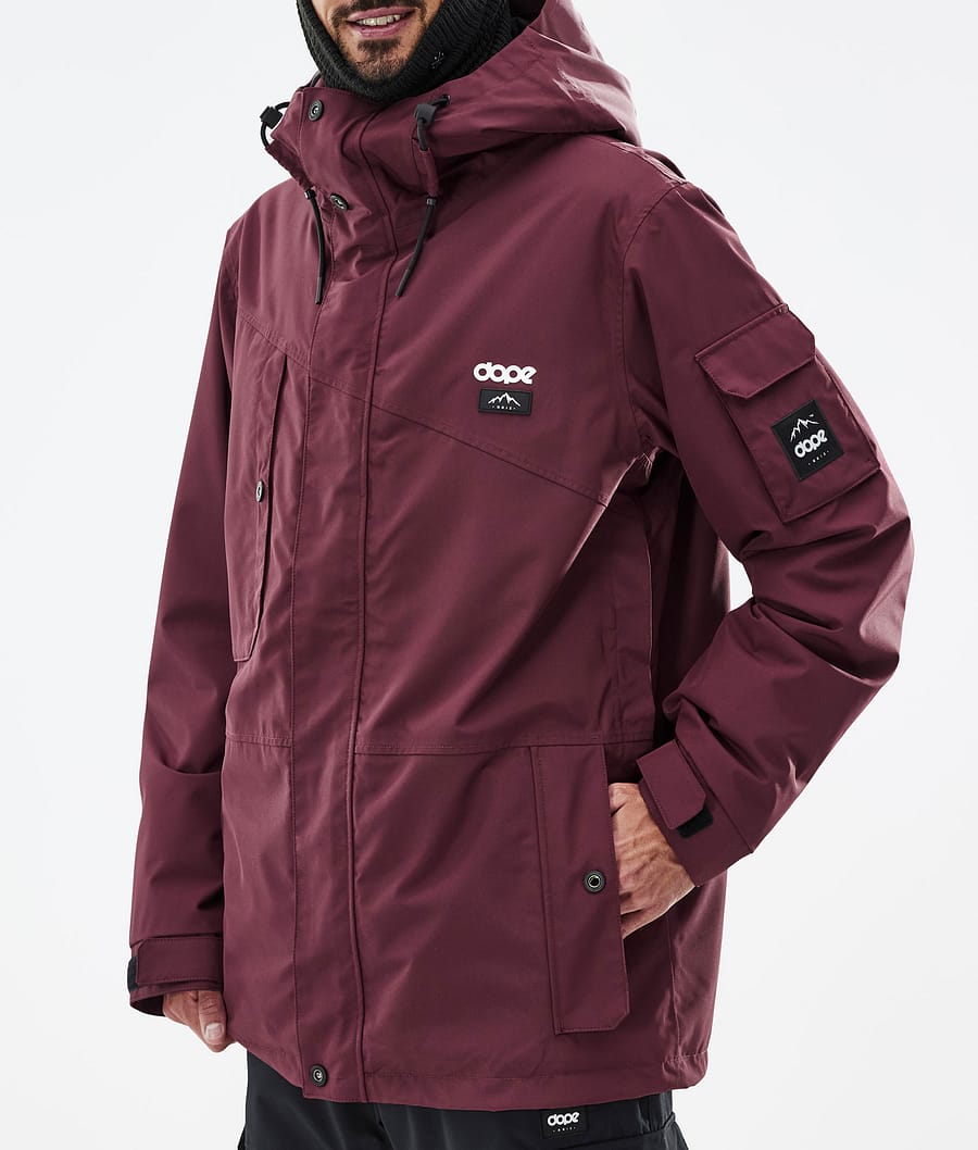 Dope Adept Snowboardjacke Herren Bordeaux | 672-EJRXMO