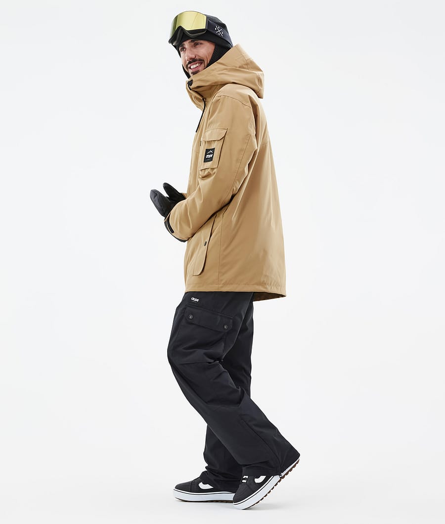 Dope Adept Snowboardjacke Herren Gold | 152-ILOMWA
