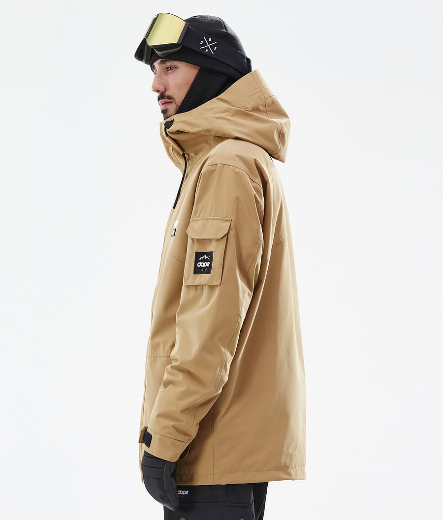 Dope Adept Snowboardjacke Herren Gold | 152-ILOMWA