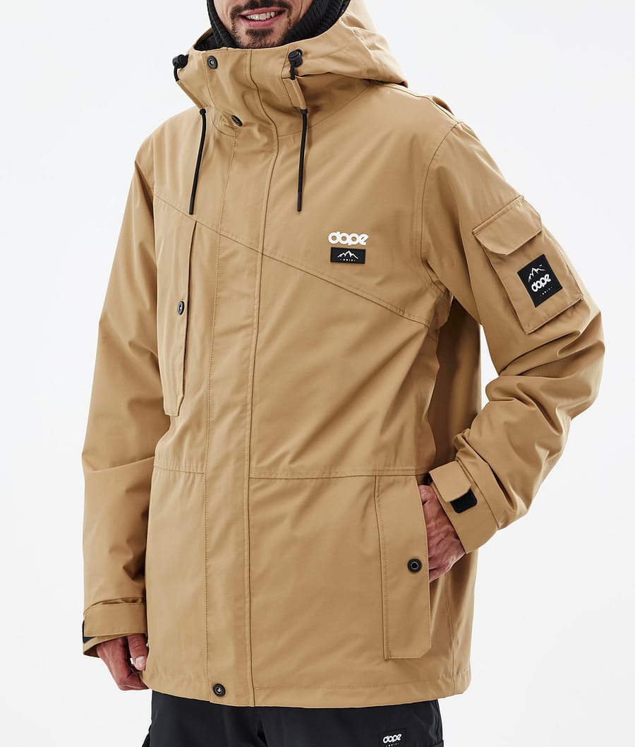 Dope Adept Snowboardjacke Herren Gold | 152-ILOMWA