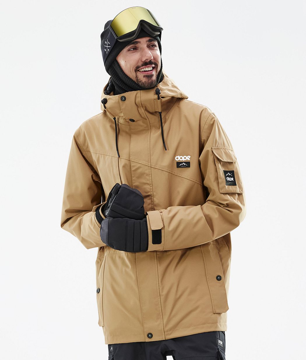 Dope Adept Snowboardjacke Herren Gold | 152-ILOMWA