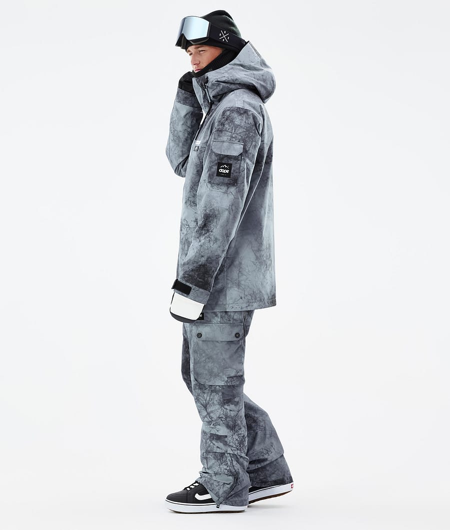 Dope Adept Snowboardjacke Herren Grau Blau Schwarz | 851-EAYLUB