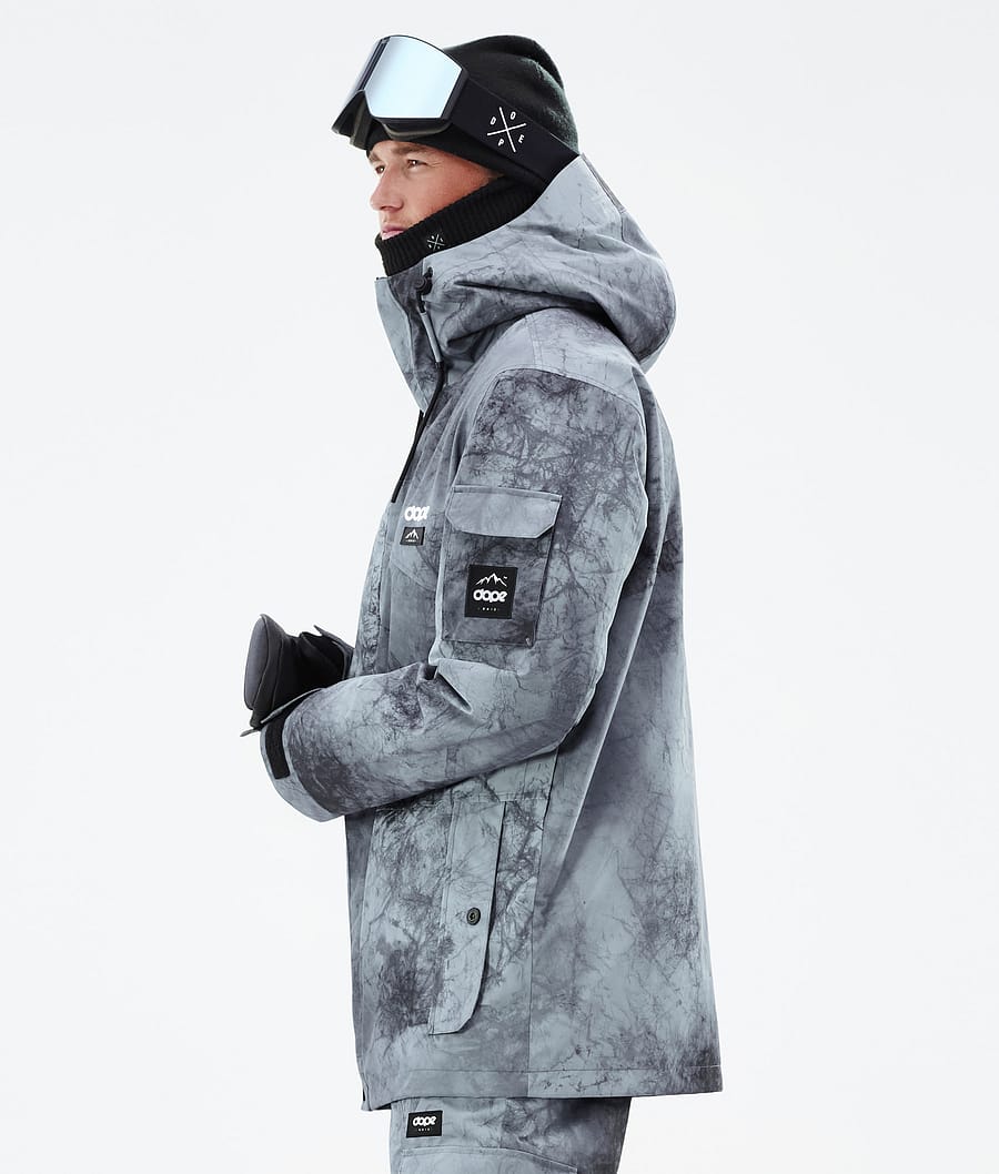 Dope Adept Snowboardjacke Herren Grau Blau Schwarz | 851-EAYLUB
