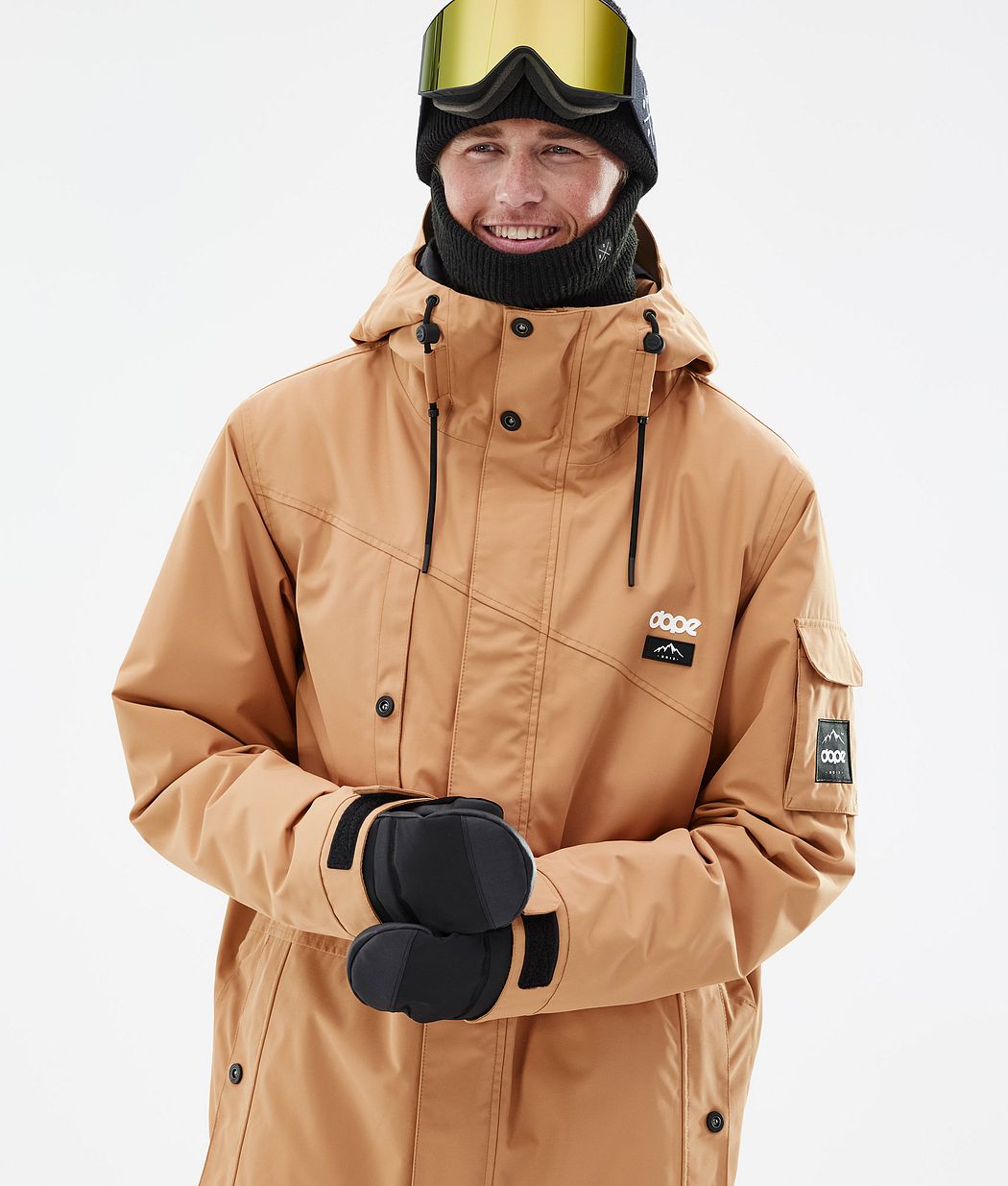 Dope Adept Snowboardjacke Herren Khaki Gelb | 968-EJQCFY