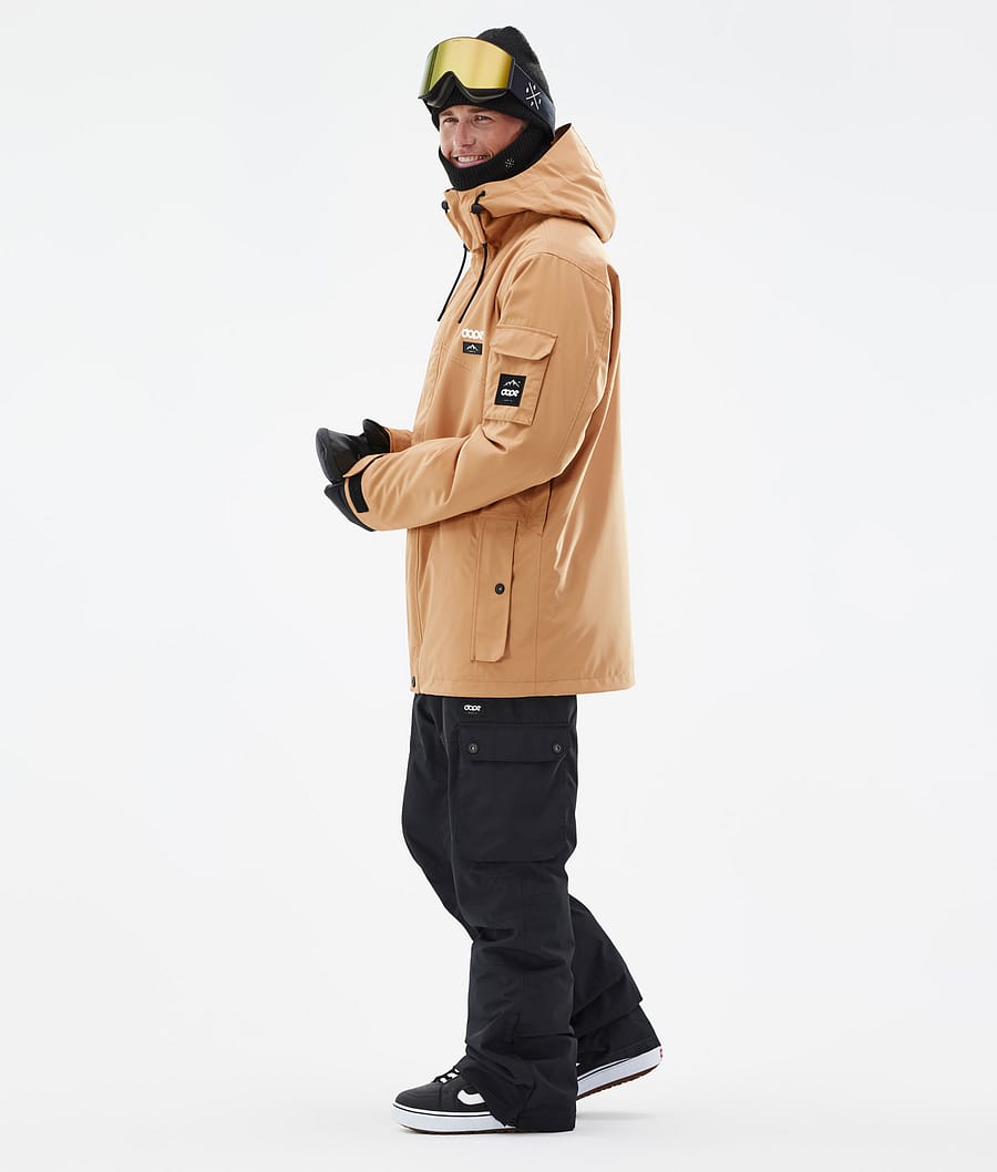 Dope Adept Snowboardjacke Herren Khaki Gelb | 968-EJQCFY