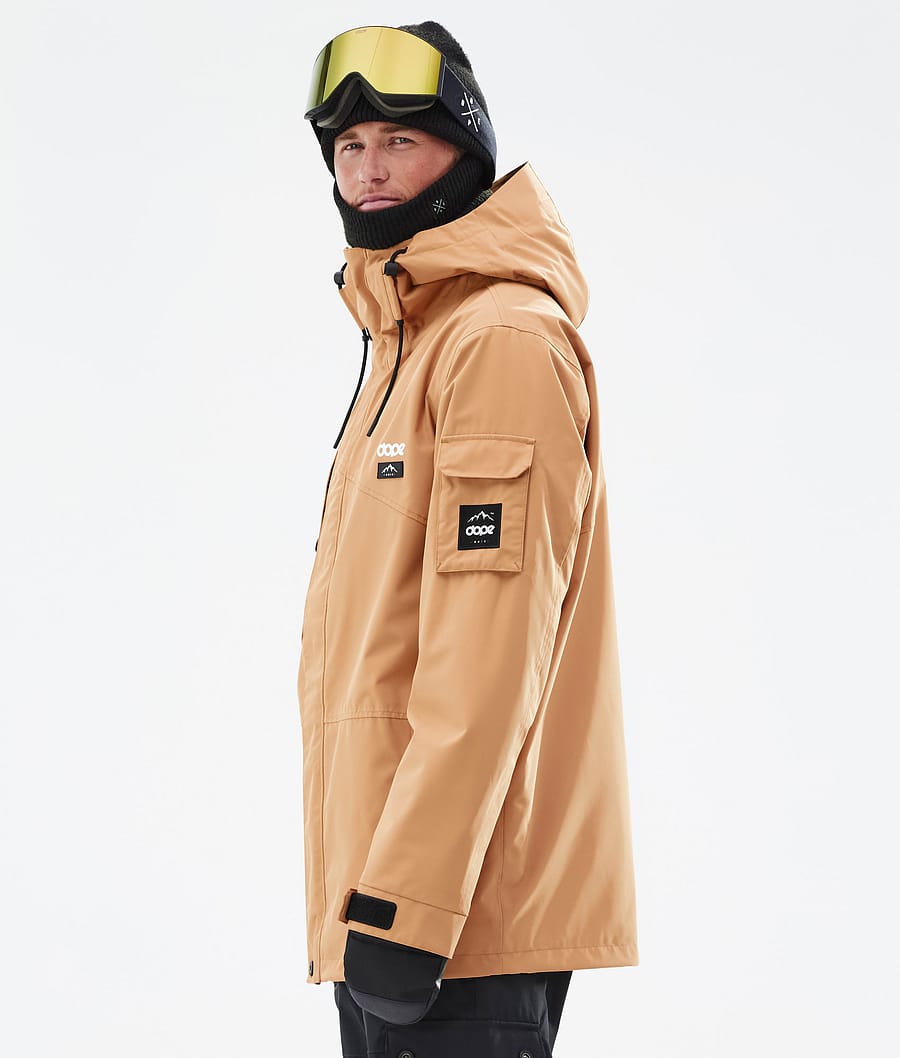 Dope Adept Snowboardjacke Herren Khaki Gelb | 968-EJQCFY