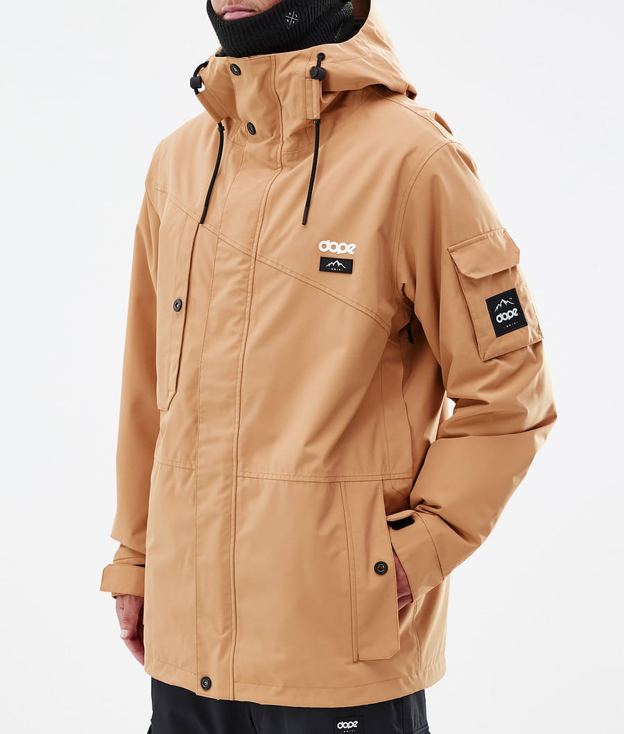 Dope Adept Snowboardjacke Herren Khaki Gelb | 968-EJQCFY