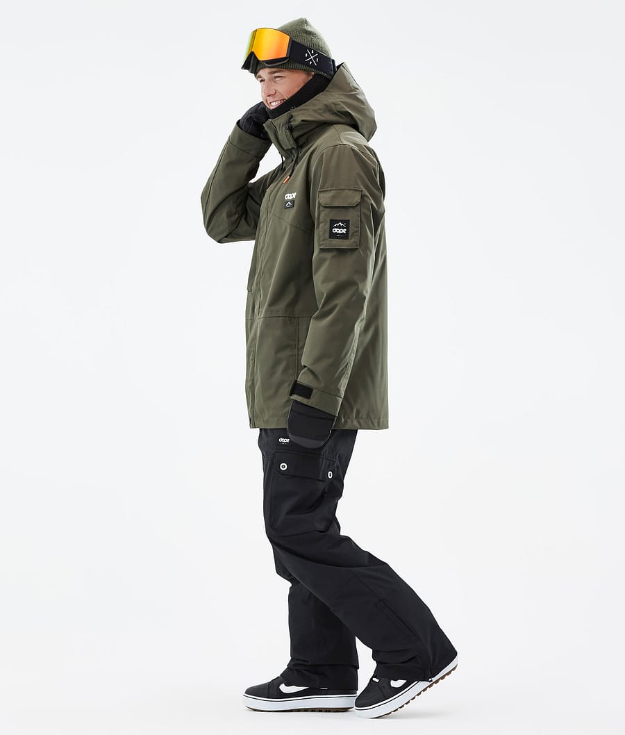 Dope Adept Snowboardjacke Herren Olivgrün Grün | 791-CUOGVW