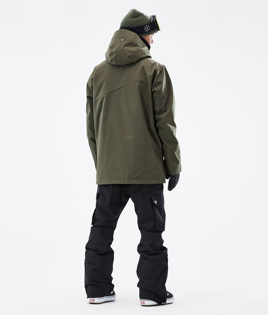 Dope Adept Snowboardjacke Herren Olivgrün Grün | 791-CUOGVW