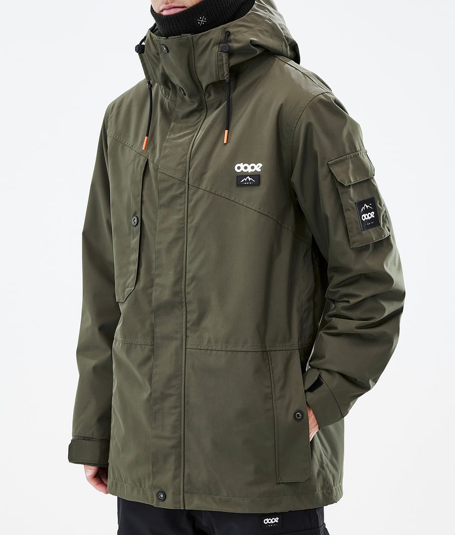 Dope Adept Snowboardjacke Herren Olivgrün Grün | 791-CUOGVW