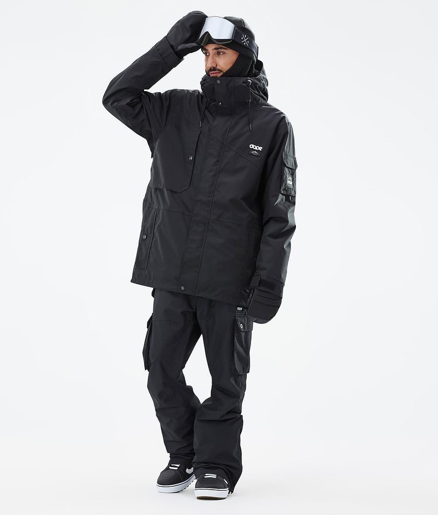 Dope Adept Snowboardjacke Herren Schwarz | 349-LIPGKT