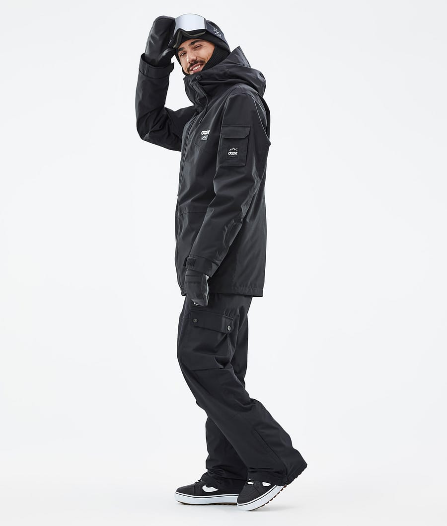 Dope Adept Snowboardjacke Herren Schwarz | 349-LIPGKT