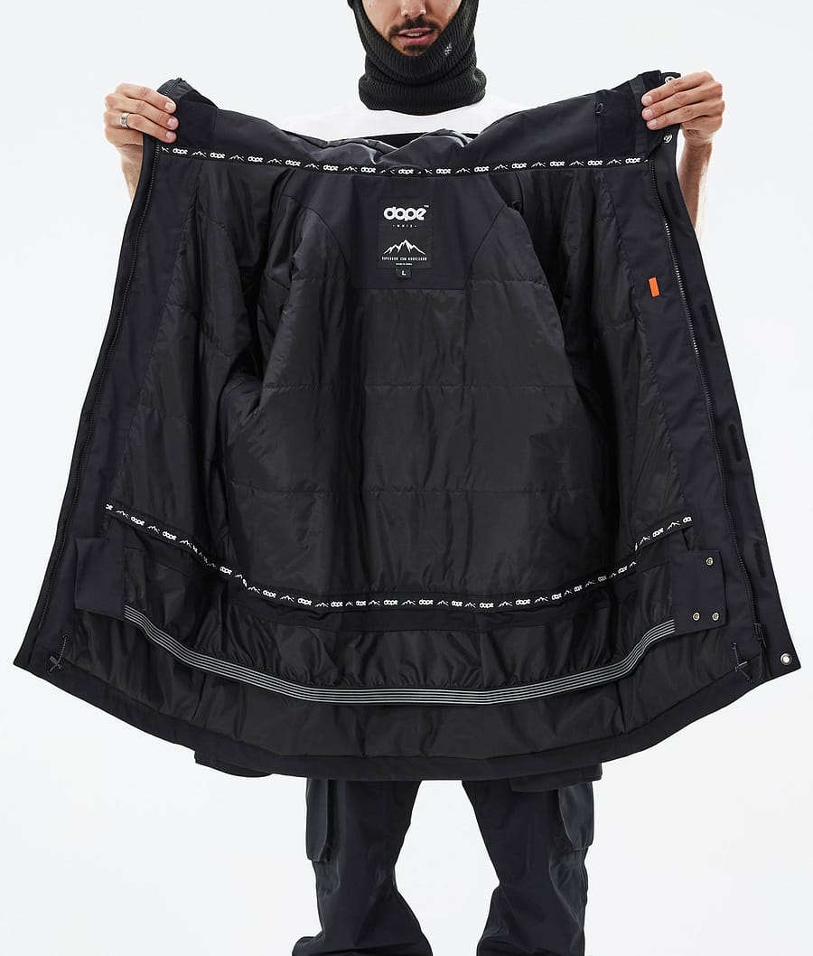 Dope Adept Snowboardjacke Herren Schwarz | 349-LIPGKT