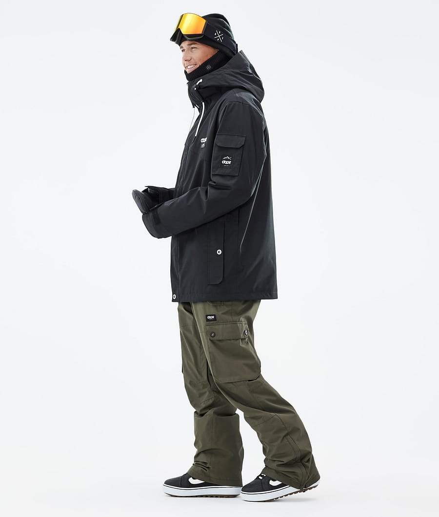 Dope Adept Snowboardjacke Herren Schwarz | 836-EHDRZA