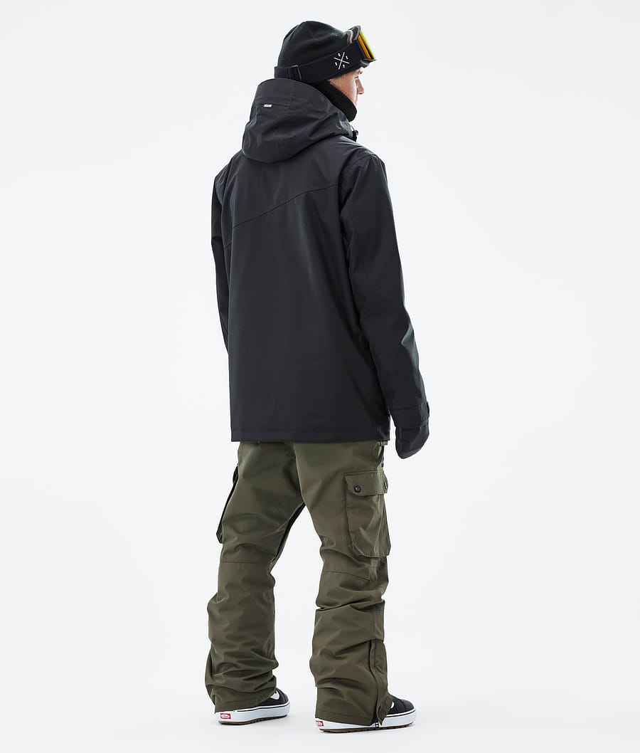 Dope Adept Snowboardjacke Herren Schwarz | 836-EHDRZA
