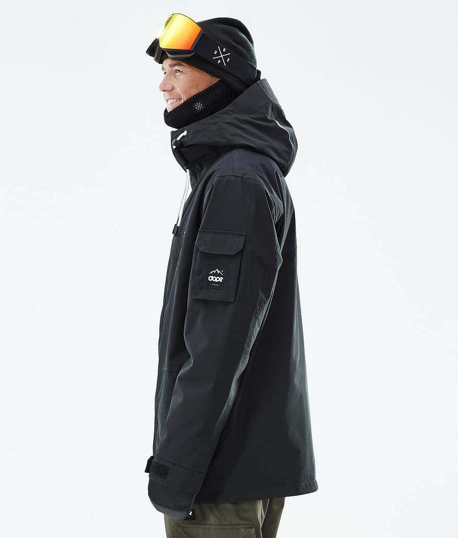 Dope Adept Snowboardjacke Herren Schwarz | 836-EHDRZA