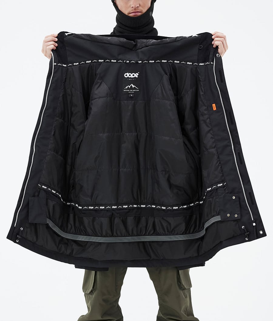 Dope Adept Snowboardjacke Herren Schwarz | 836-EHDRZA