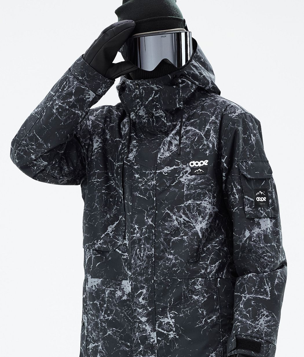 Dope Adept Snowboardjacke Herren Schwarz | 982-QARKGO