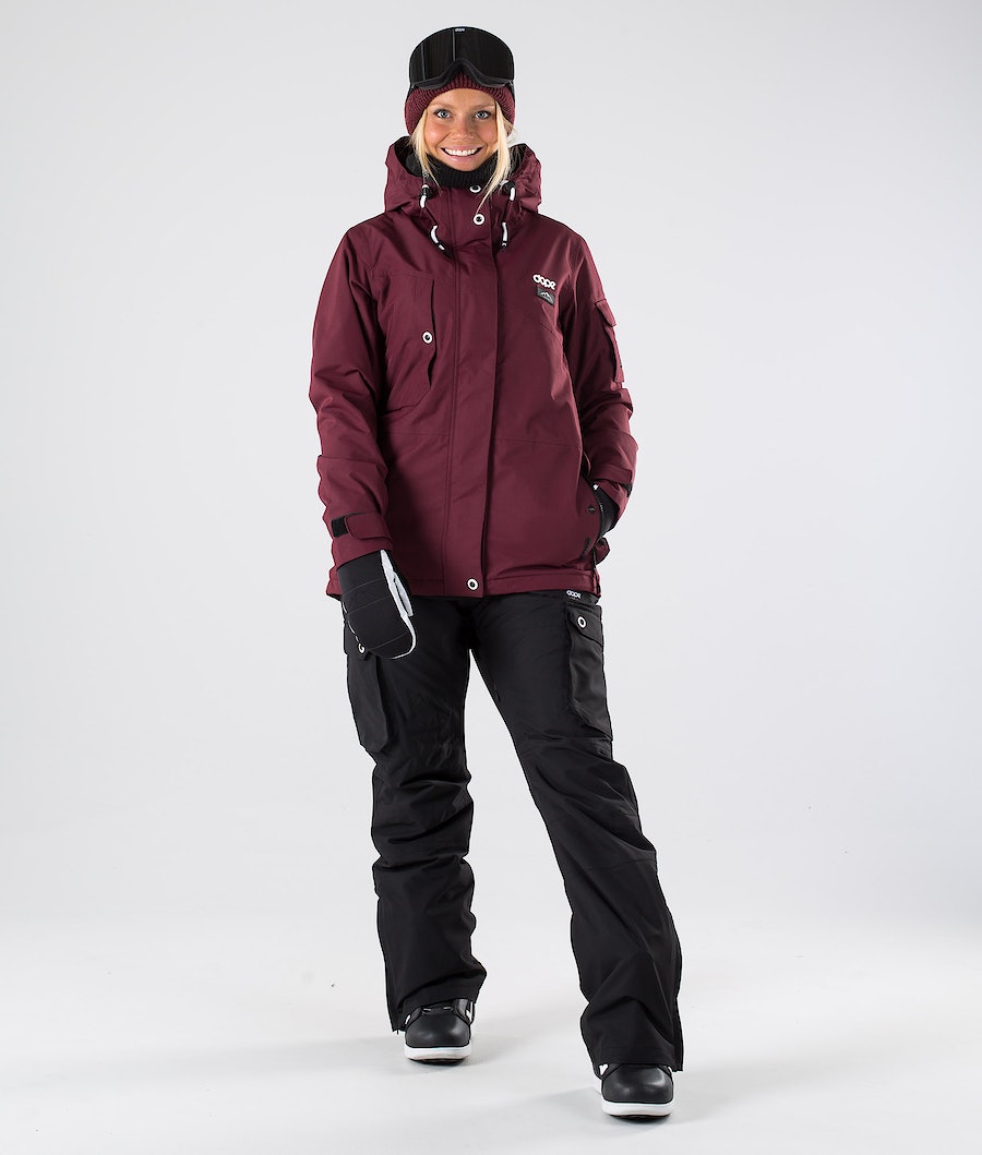 Dope Adept W 2019 Snowboardjacke Damen Bordeaux | 372-KLRZEJ