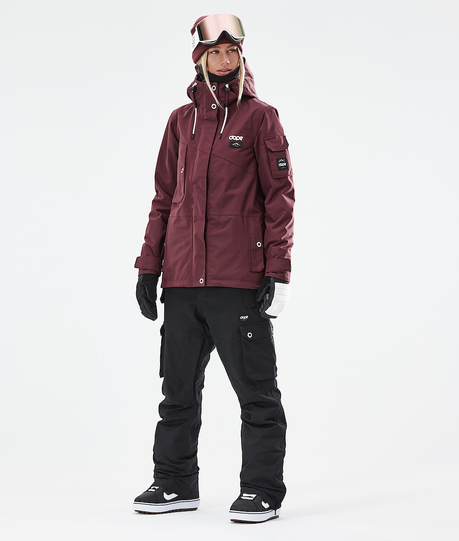 Dope Adept W 2021 Snowboardjacke Damen Bordeaux | 491-TMNRHI