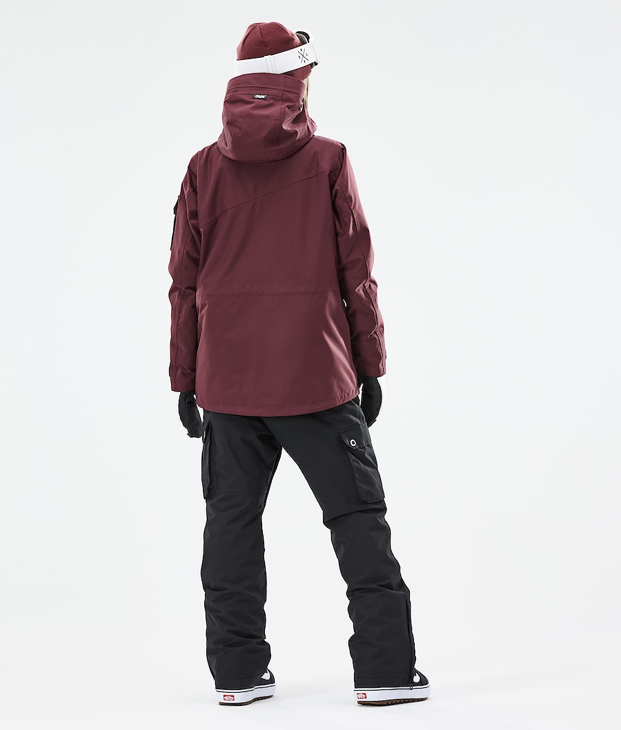 Dope Adept W 2021 Snowboardjacke Damen Bordeaux | 491-TMNRHI